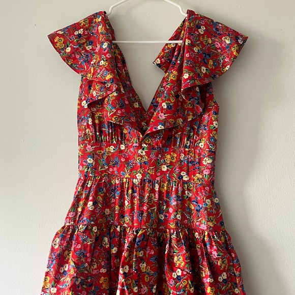 Sold Vintage Simpsons St. Regis The Room Victor Costa Liberty Floral Maxi Dress - Picture 5 of 17